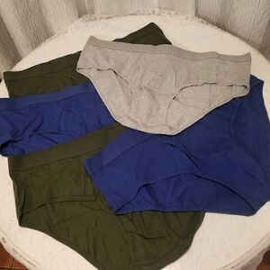 Amazon Essentials Men's Tag-Free Cotton Briefs, Pack of 5 new